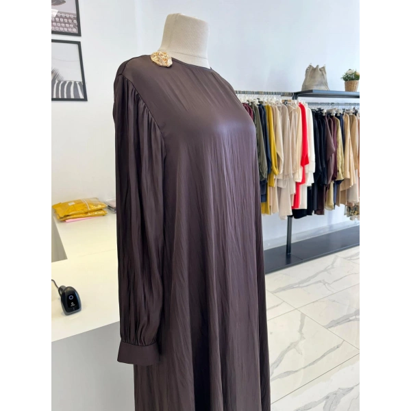 Pearly Collection Broş Detaylı Elbise