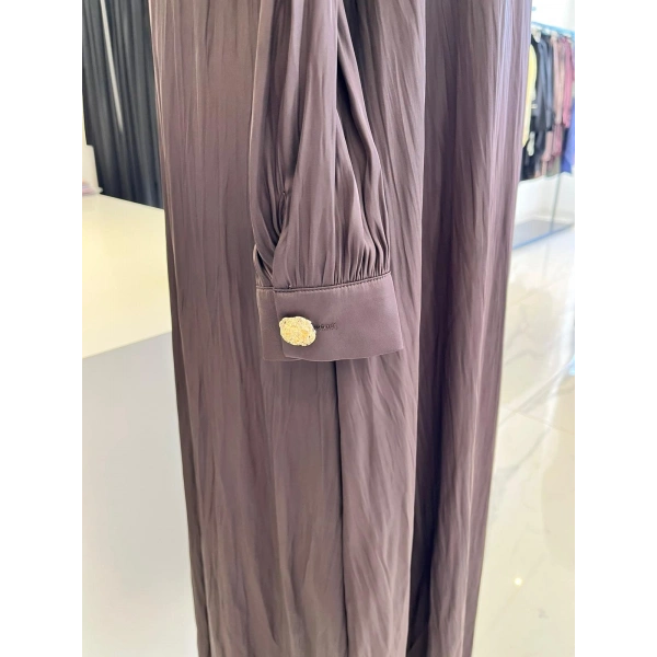 Pearly Collection Broş Detaylı Elbise