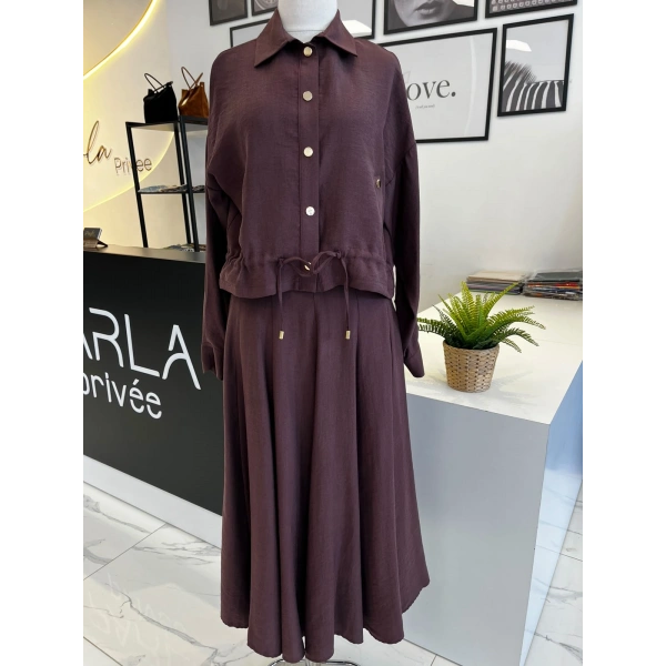 Pearly Collection Parçalı Etekli Ceket Takım