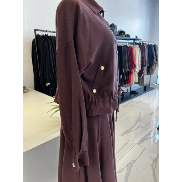 Pearly Collection Parçalı Etekli Ceket Takım
