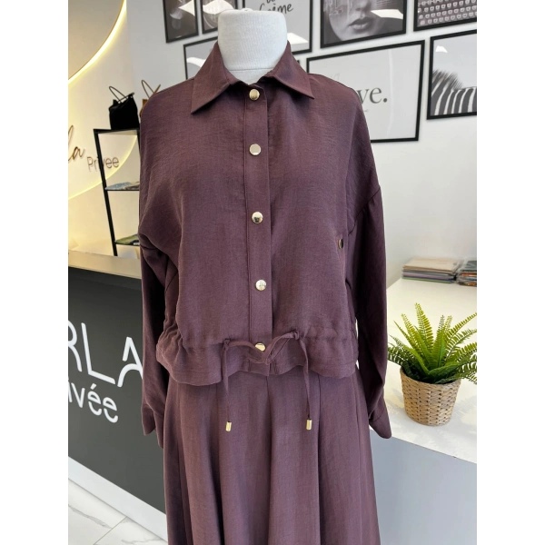 Pearly Collection Parçalı Etekli Ceket Takım