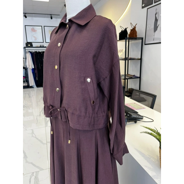 Pearly Collection Parçalı Etekli Ceket Takım