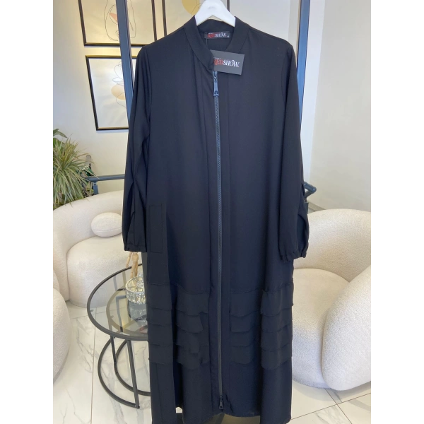 RED SHOW PARDESÜ siyah şifon