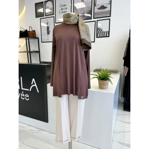 Sentez Beli Lastikli Pantolon