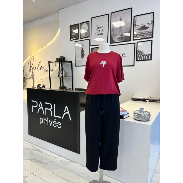Sentez Elegance Beli Lastikli Pantolon