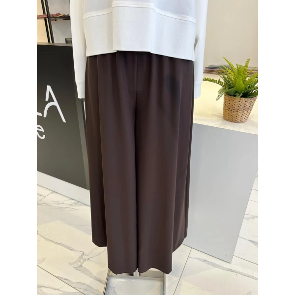 Sentez Logas Geniş Paça Pantolon