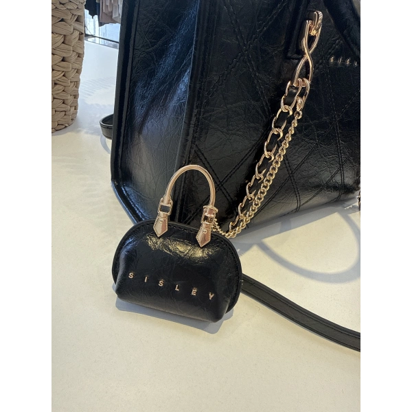 Sisley Mini Detaylı Büyük Çanta