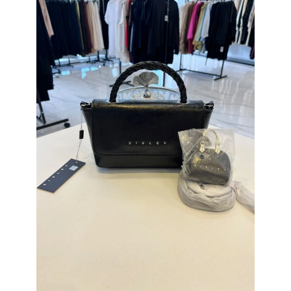 Sisley Örgü Saplı Mini El & Omuz Çantası