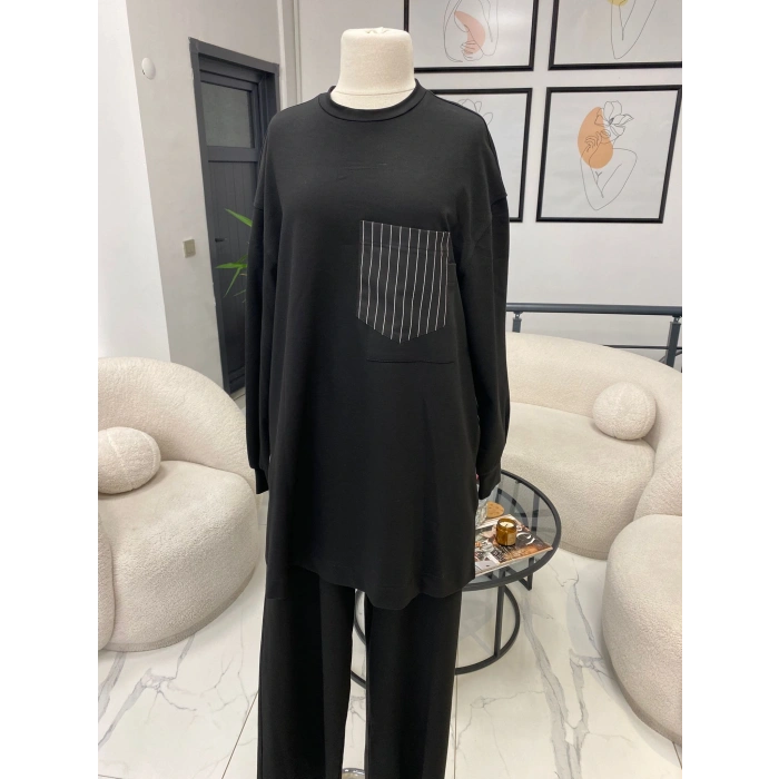 NURCAN ÇETİN ÇİZGİLİ İKİLİ TAKIM