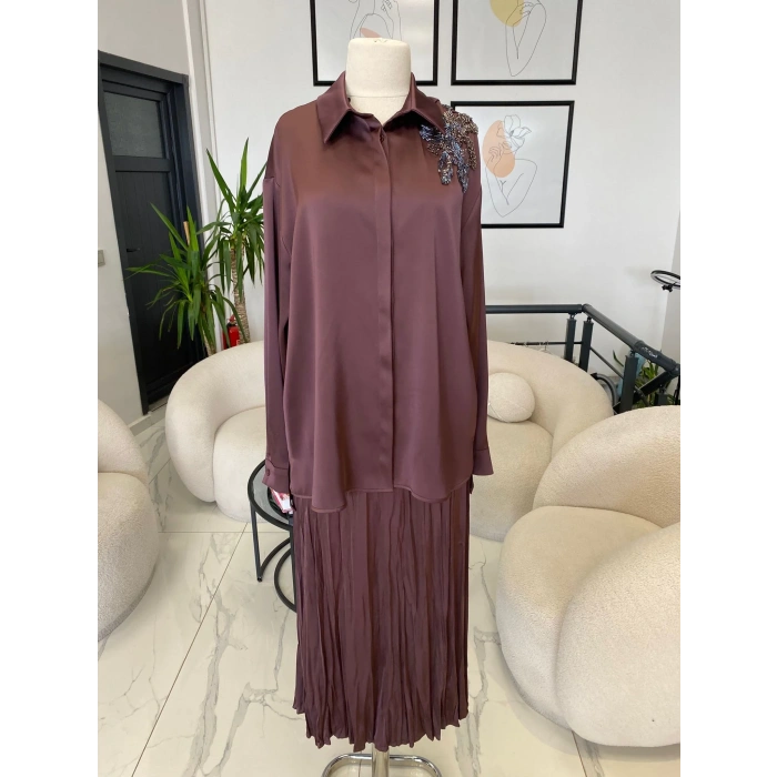 NURCAN ÇETİN SATEN ETEK TAKIM