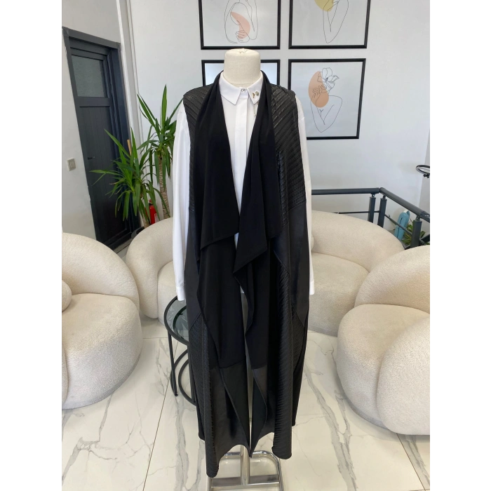 NURCAN ÇETİN SİYAH YELEK