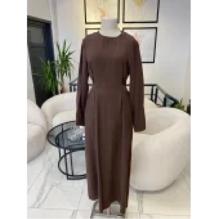 Nuss belden bağlamalı elbise