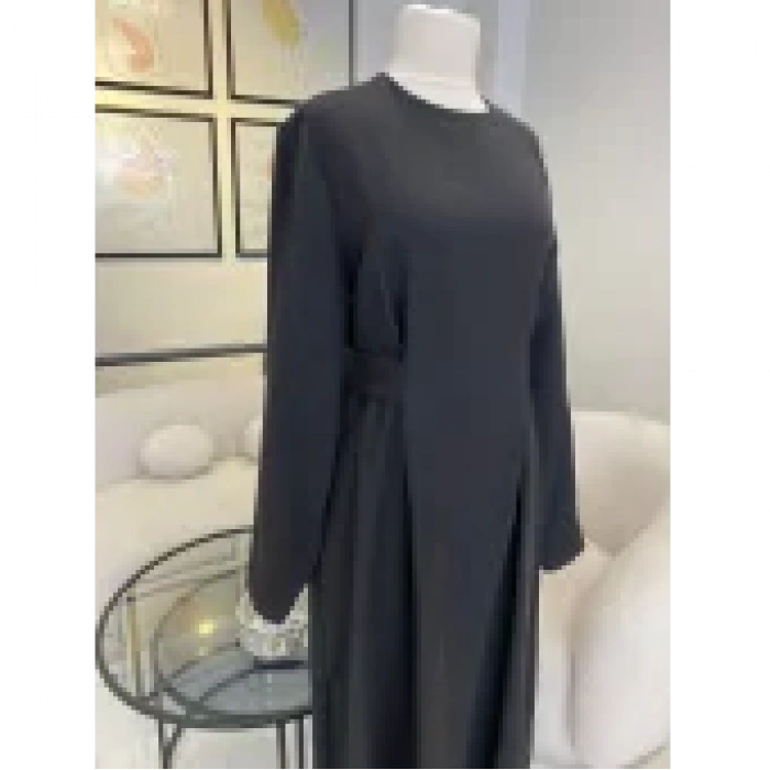 Nuss belden bağlamalı elbise