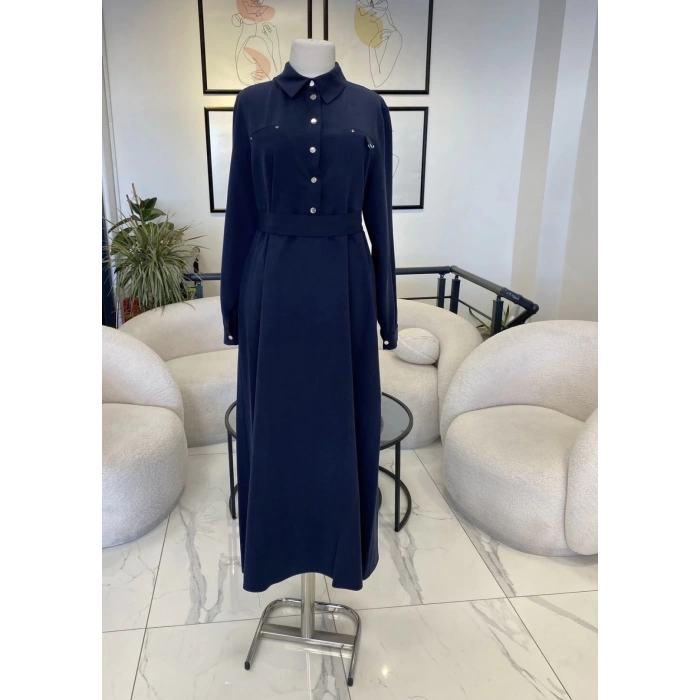 Nuss detaylı elbise