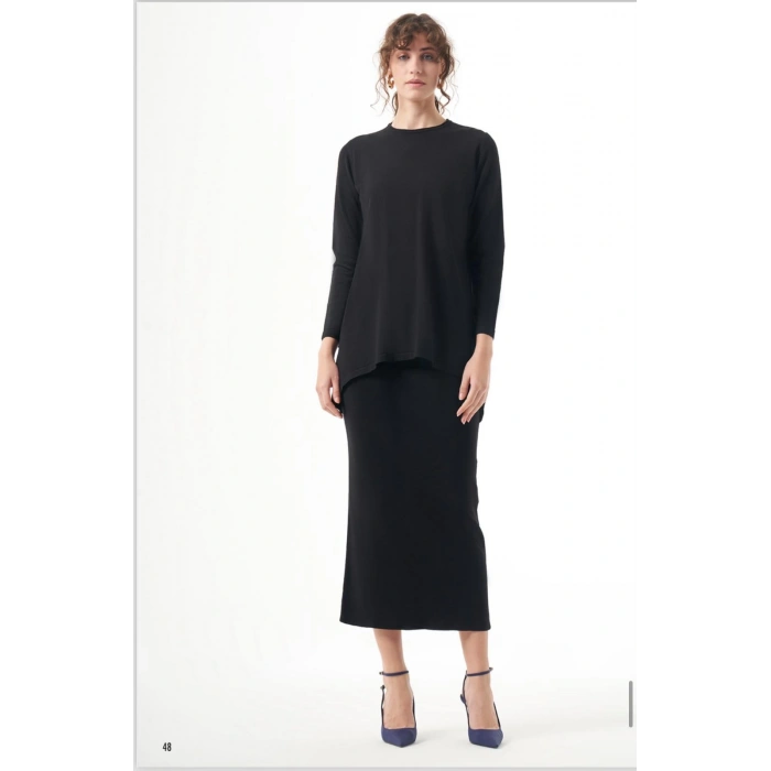 SİYAH NUSS KALEM ETEK TAKIM