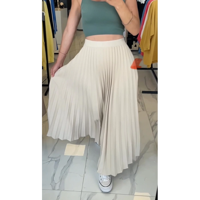 Nuss Pliseli Bej Etek