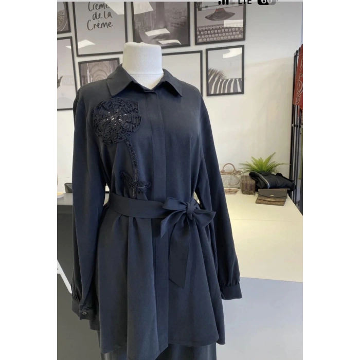 nuss taş detaylı takım