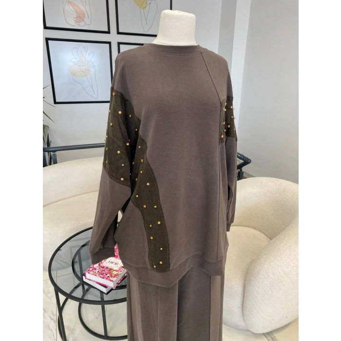 NUSS ZIMBA DETAYLI EŞOFMAN TAKIM