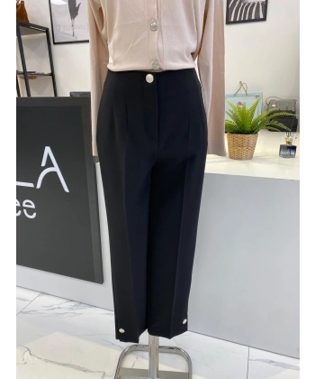 SENTEZ PARADİSE PAÇASI DÜĞMELİ PANTALON