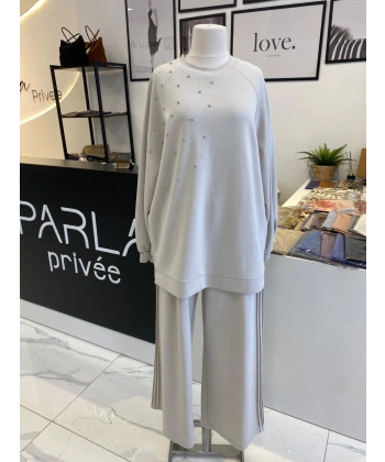 NUSS TAŞ DETAYLI TAKIM