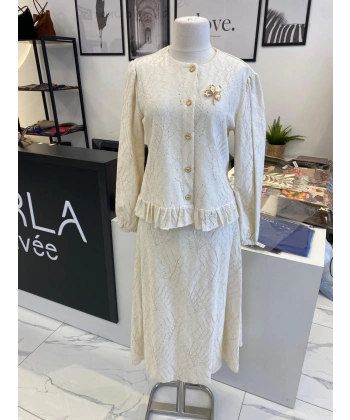 OTTO DESİGEN YAPRAK DESENLİ TAKIM