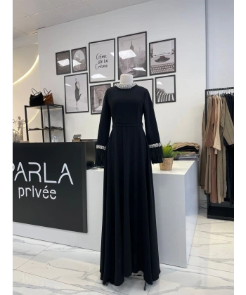 NURCAN ÇETİN Abiye Taşlı Elbise