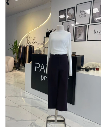 SENTEZ LASTİKLİ TEK DÜĞME PANTOLON