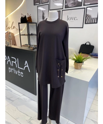 NUSS İP DETAYLI SPOR TAKIM