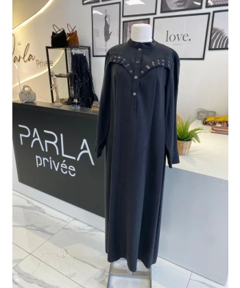 Nuss Zımba Detaylı Elbise