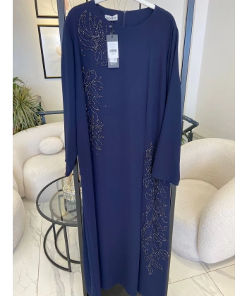 gaze lacivert elbise