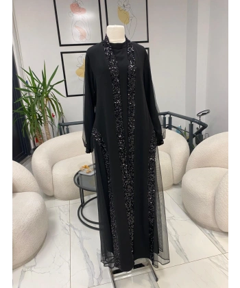 NURCAN ÇETİN ABAYlLI ELBİSE