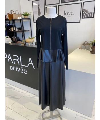 NURCAN ÇETİN DERİ ETEKLİ TAKIM