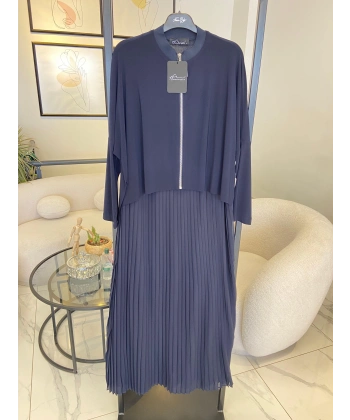 NURCAN ÇETİN PLİSELİ ELBİSE