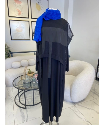 NURCAN ÇETİN ELBİSE SİYAH