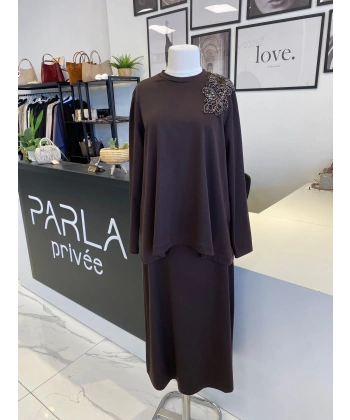 NURCAN ÇETİN TAŞ İŞLEMELİETEKLİ TAKIM