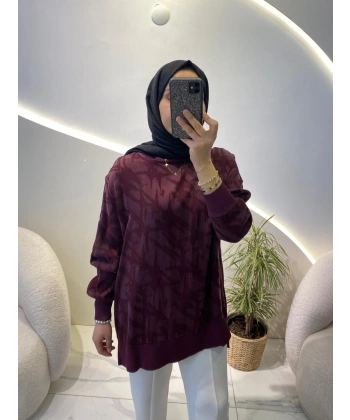 Nuss cupra desenli tunik