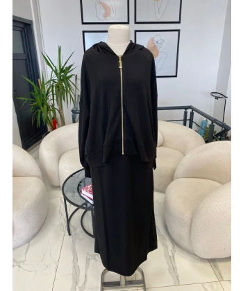 NUSS DESENLİ EŞOFMAN ETEK TAKIM