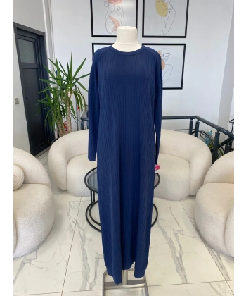 Nuss Kendinden Desenli Elbise