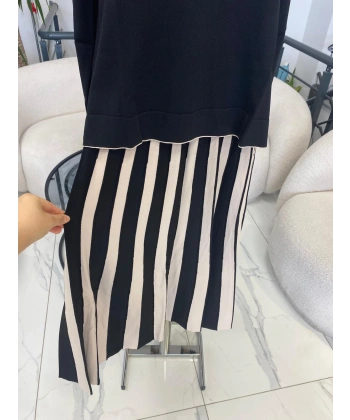 Nuss Orta kalın çizgili Tunikli Tkm