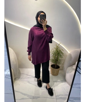 NUSS DÜZ CUPRA TUNİK