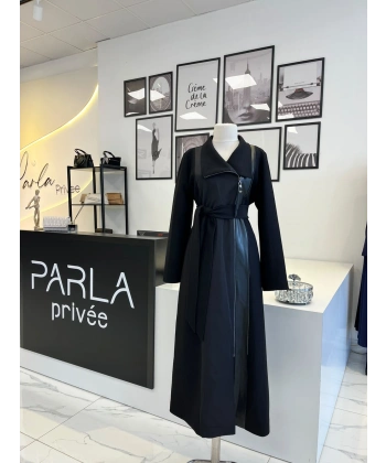 Orhan Store Fermuarlı Siyah Kap