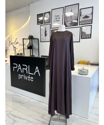 Pearly Collection Broş Detaylı Elbise