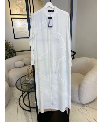 RED SHOW PARDESÜ beyaz şifon