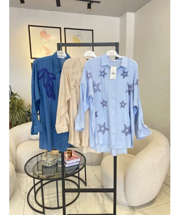 SALLON COLLECTIN TAŞLI GÖMLEK