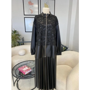 NURCAN ÇETİN DERİ İŞLEMELİ TAKIM