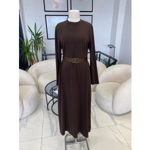 NURCAN ÇETİN FERMUAR DETAYLI ELBİSE