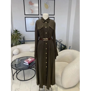 Nuss kemer detaylı elbise