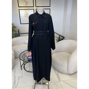 nuss tek cepli elbise