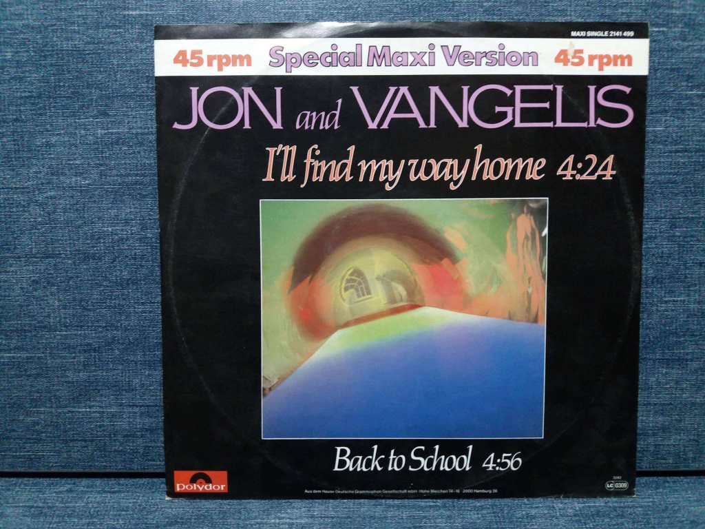JON VANGELIS I'LL FIND MY WAY