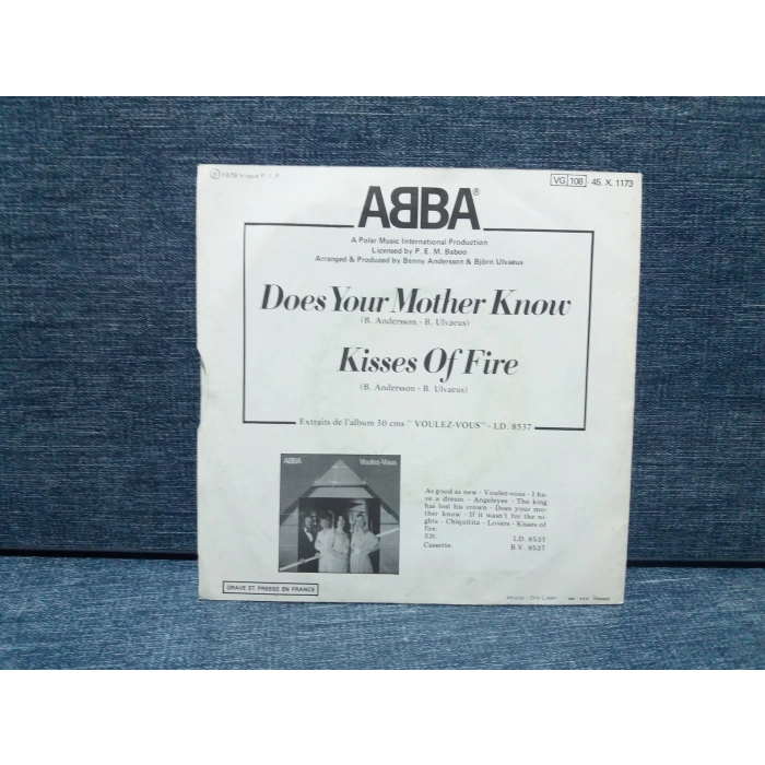 ABBA DOES YOUR MOTHER KNOW - KISSES OF FIRE